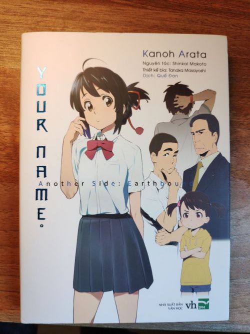 light novel Your Name Another Side Earth Bound của Shinkai Makoto light novel Your Name Another Side Earth Bound của Shinkai Makoto